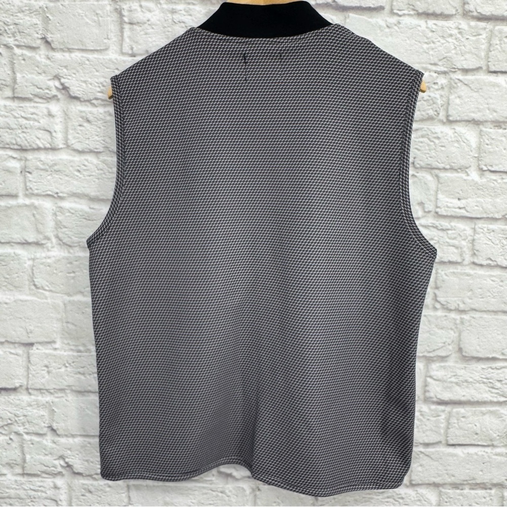 Con.Struct Men's Full-Zip Vest Micro-Print Silvadur Technology Size M Layering - Picture 11 of 13